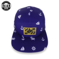 INJAN-Custom-Five-Panel-Hat-with-All-Over-Printing-Design-and-Woven-Patch-1