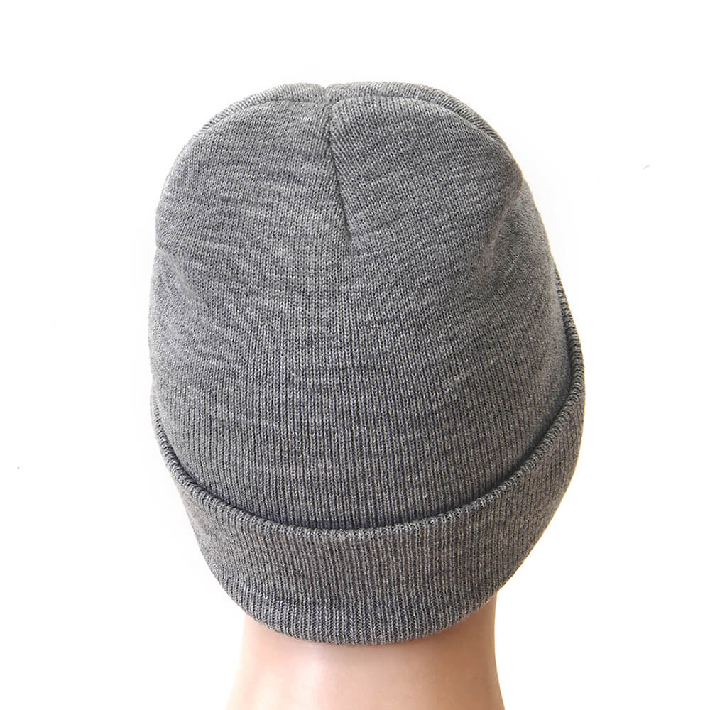 Custom Knit Beanie Hats with Embroidery Logo on Cuff | Fully Custom ...