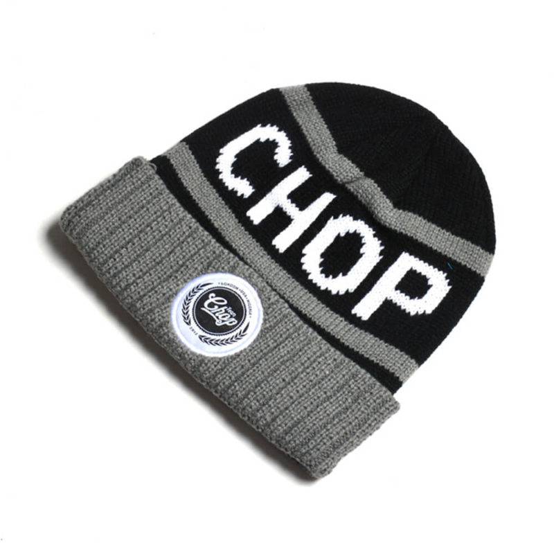Custom Logo Beanie Hats with Woven Patch on Cuff | Fully Custom Hats
