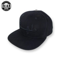 INJAN-Custom-Snapback-Caps-with-Embroidery-Logo-Flat-Brim-6-Panels-Style-2