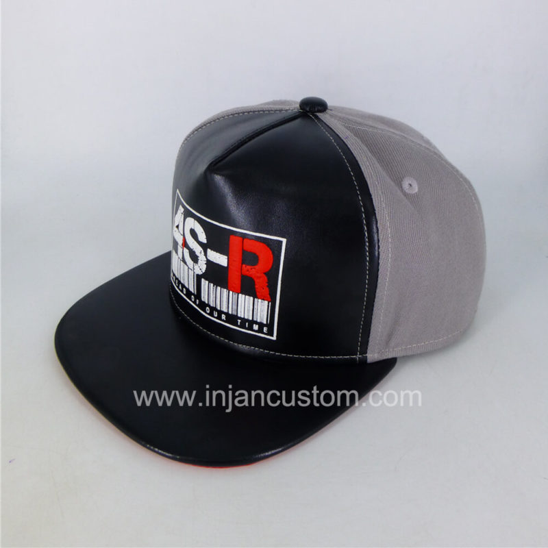 Custom Snapbacks with 3D Foam Printing Flat Brim 5 Panels Style | Fully ...