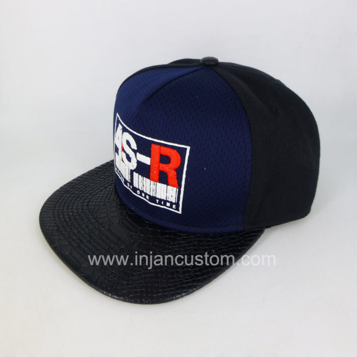 Custom Snapbacks with 3D Foam Printing Flat Brim 5 Panels Style | Fully ...
