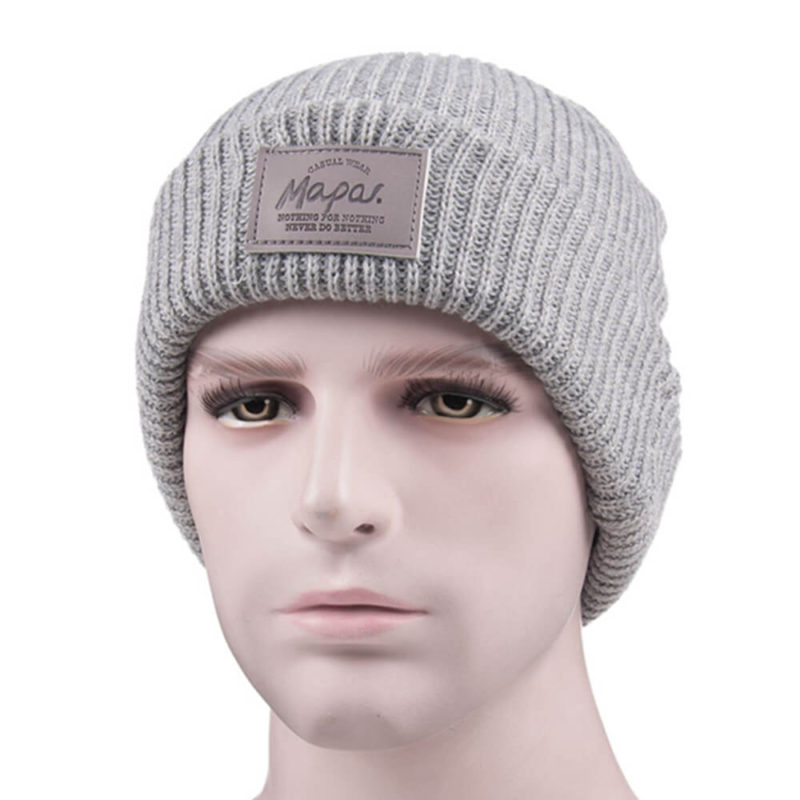 Leather Beanie
