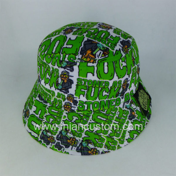 coach pink bucket hat