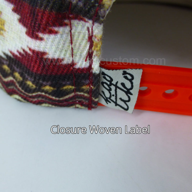Closure Woven Labels | Fully Custom Hats and Garments Manufacturer