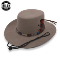 INJAN-Custom-Fedora-Hat-with-Feather-Leather-Ribbon-and-Rope-15