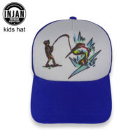 INJAN-Custom-Kids-Trucker-Hats-with-Printing-on-Foam-5-Panels-Style-Curved-Brim-1
