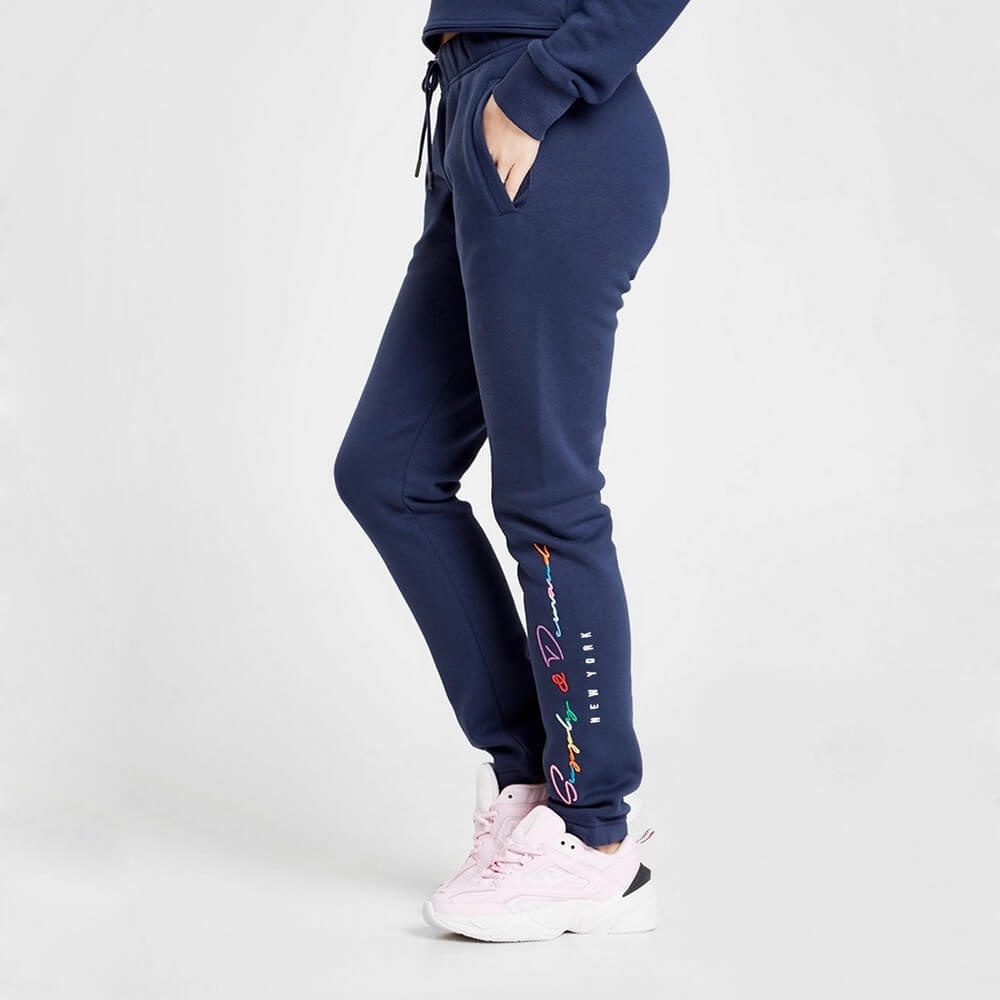 Custom Womens Tracksuits with Embroidery Rainbow Logo | Fully Custom ...