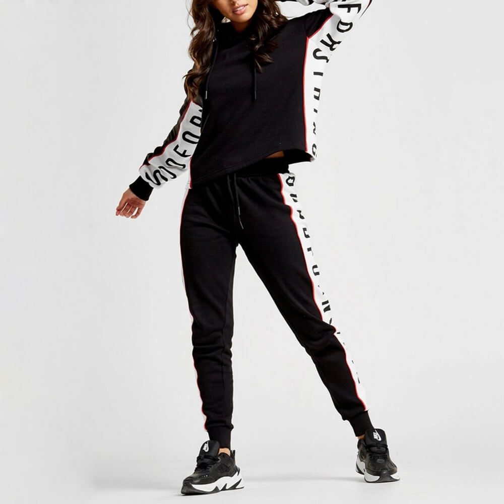 Womens Custom Tracksuits with Branding Details to The Sides | Fully ...
